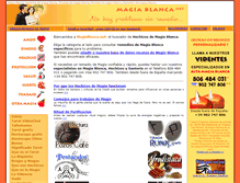 Tablet Screenshot of magiablanca.net